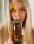 Doctor's Secret Hair Growth Oil with Rosemary, Castor, Lavender, Peppermint, Caffeine, Rosehip and Sweet Almond Oils. 100% Natural Vegan, Doctor Formulated For Thinning Hair (100ml)