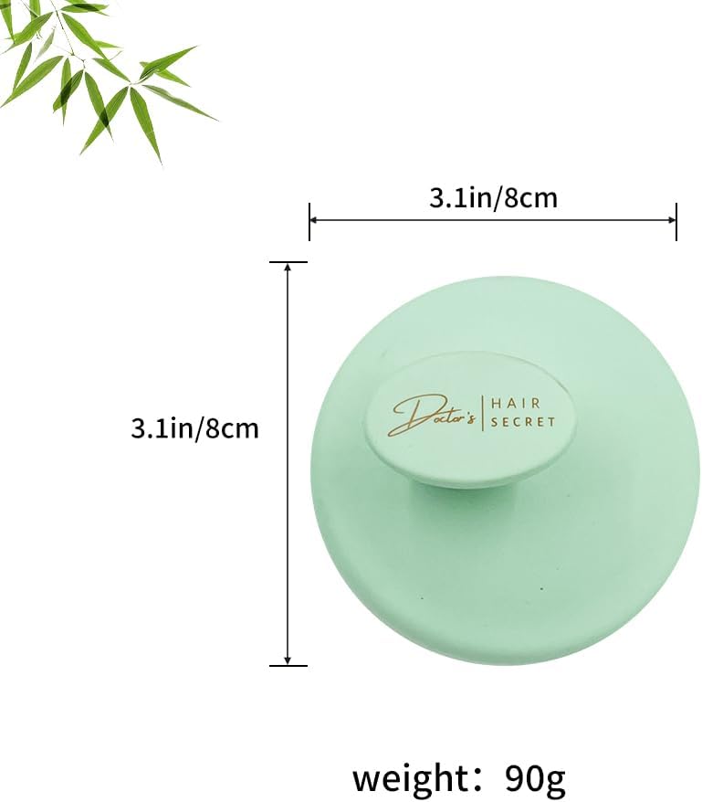 Doctor's Hair Secret Scalp Massager Shampoo Brush Silicone Hair Growth and Scalp Care Shower Brush Head Massager Scrubber Exfoliator for Dandruff, Men, Women and Children, Green