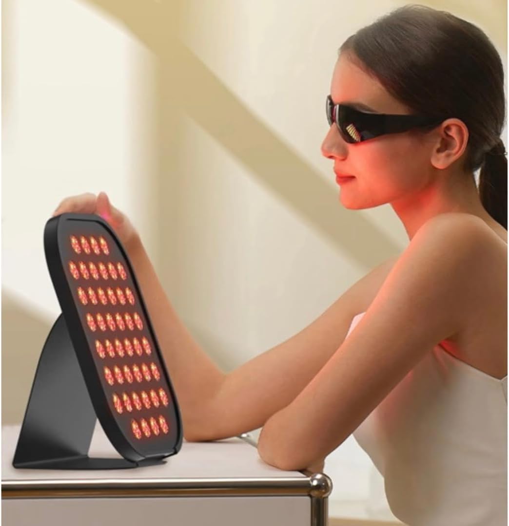 Doctor's Secret Red Light Therapy Panel with Red, Blue, Yellow, Amber and Near-Infrared Light | 6 Modes | Hair Growth | Skin Irritation, Collagen Boosting and Anti-Wrinkle | Joint Pain Support
